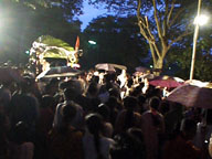 People around Lord Ganesh.